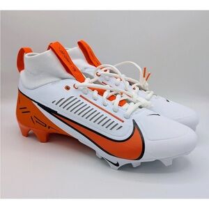 Nike Vapor Edge Pro 360 2 TB Football Cleats White Orange Mens 10 FQ4044-100